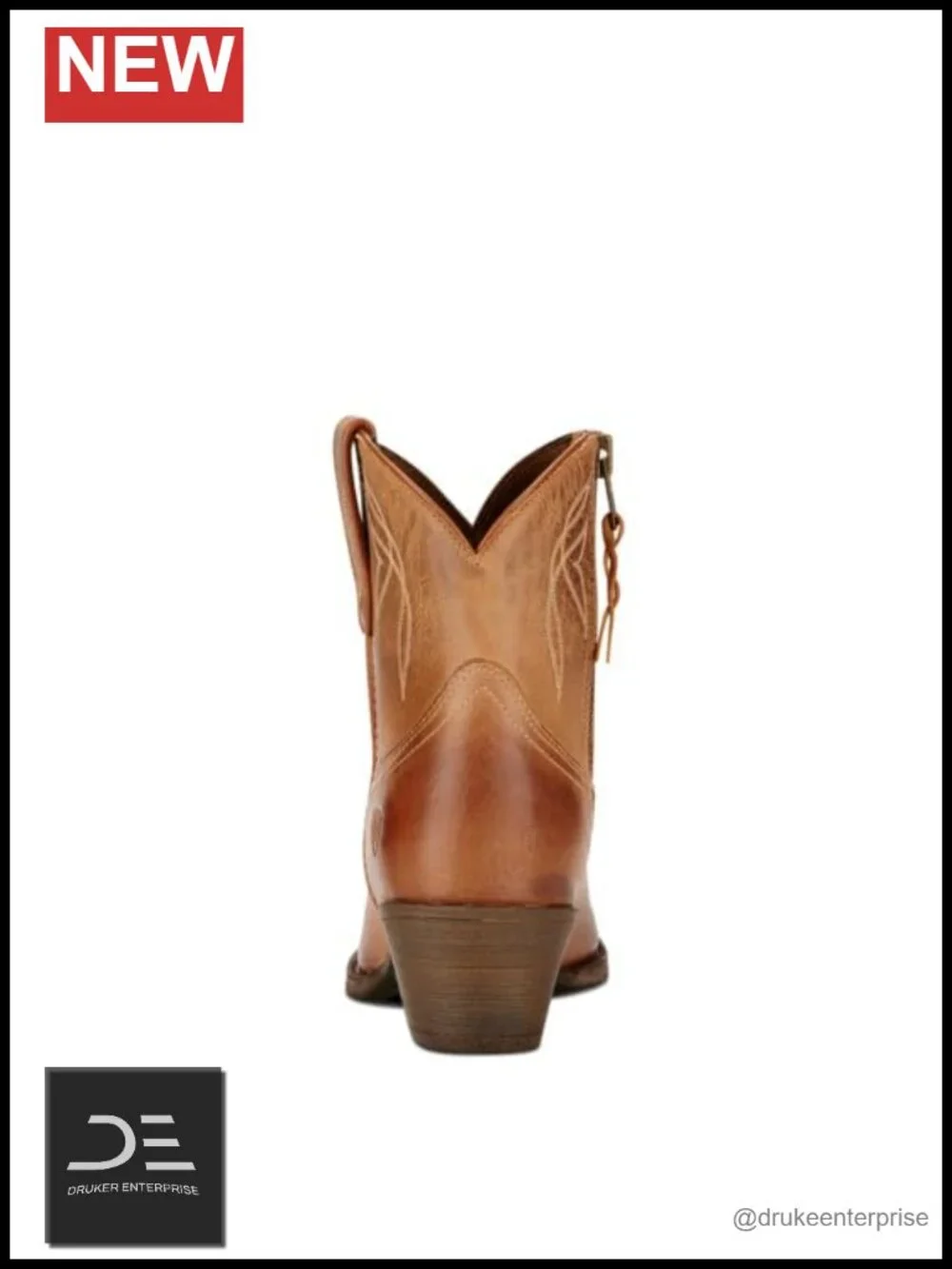 Women's Mid-Calf Boots Full-Grain Leather Western Stitch Duratread